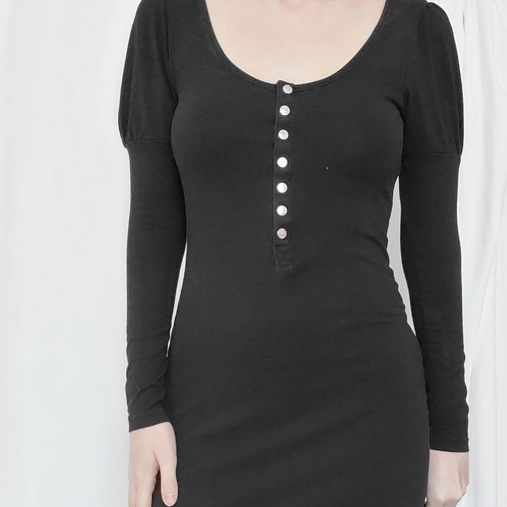 H&M Puff Sleeve Mini Dress